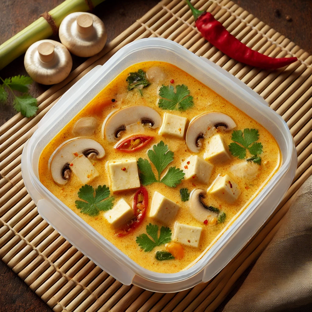 Box Degustacion Casero Sopa Thai de Coco y Tofu